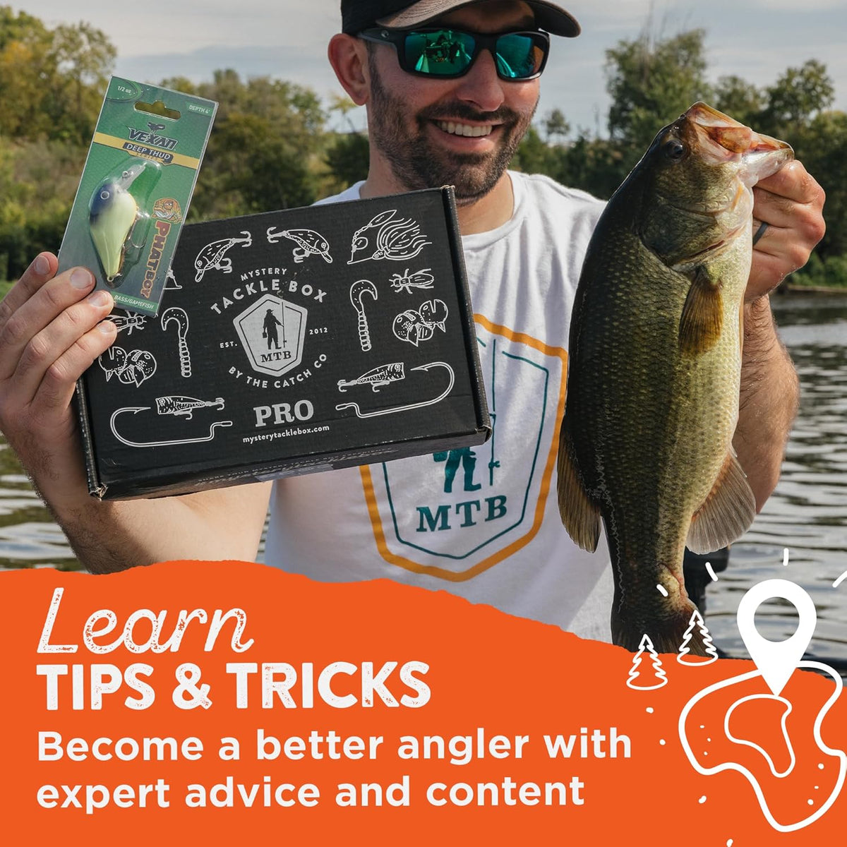 Mystery Tackle Box Freshwater Bass Fishing Kit