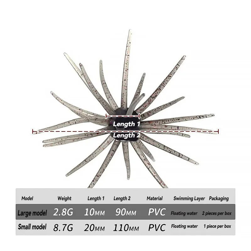 Simulation Sea Urchin Bait Fishing Lures Sea Lures Bait Topwater Fishing Lures