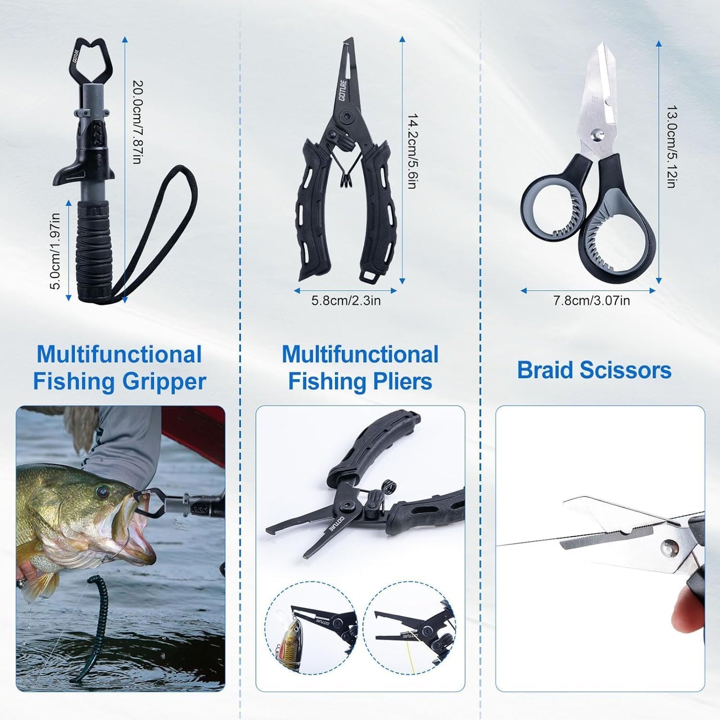 Fishing Rod & Reel Combo-4 Piece Fishing Rod Set, Travel Fishing Rod | Ultralight Fishing Rod Set W/Fishing Reel, Reel Bag, Rod Strap, Braided Line, Lures &Hooks Kit