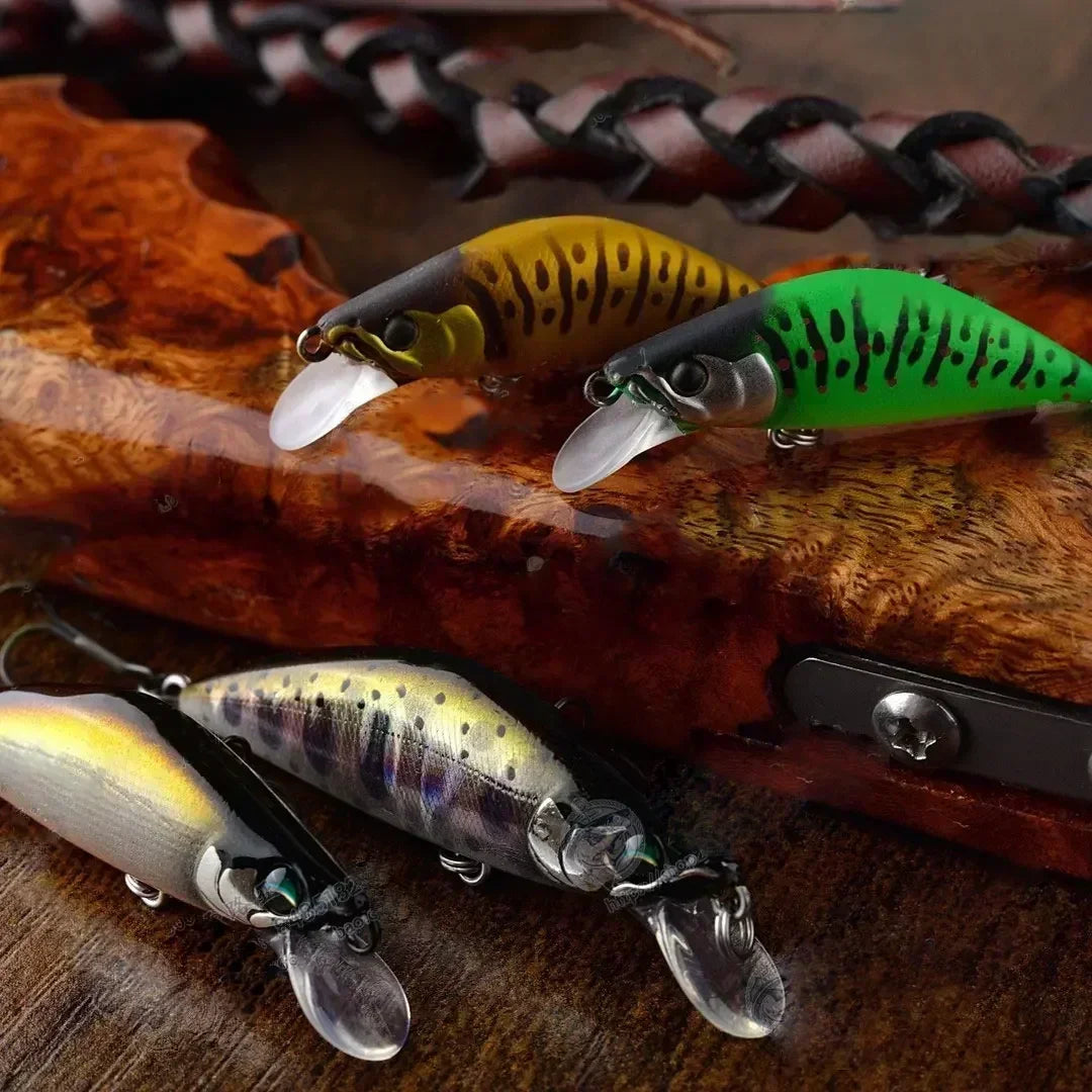 ZWICKE 1Pcs Minnow Brightly Coloured 35Mm/3.35G Surface Fishing Lures Artificial Bait Plastic Bait Gear Carp Fishing