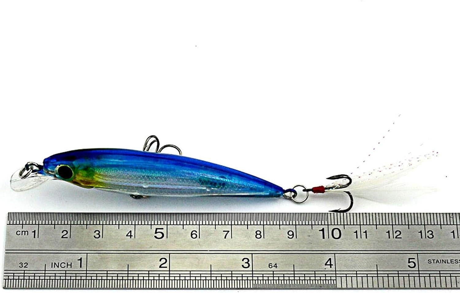 10PCS Minnow Fishing Lures Kit Minnow Lures Minnow Crank Bait Fishing Tackle Hooks Topwater Baits for Bass Trout Saltwater/Freshwater